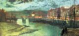 John Atkinson Grimshaw Whitby Docks painting